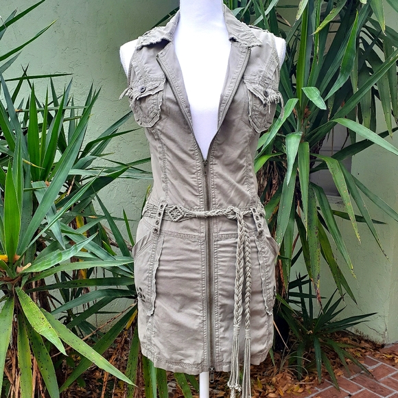 Mur Mur Dresses & Skirts - Army Utility Military Dress